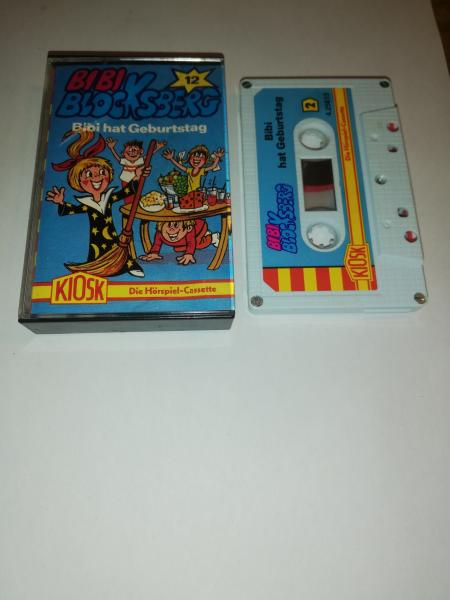 Bibi Blocksberg Folge 12 Bibi hat Geburtstag 5-fach Silber geschraubt Weiß mit Blauen Cover 4.25613 CD Kiosk